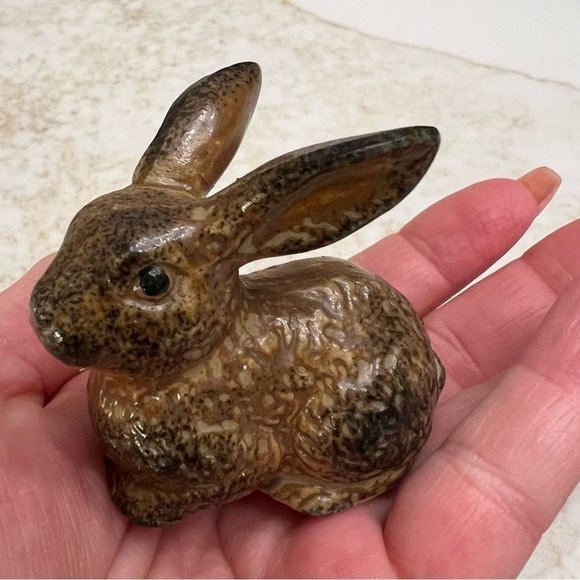 Vintage OMC Otagiri Japan Mini Ceramic Bunny Figurines - Picture 6 of 16